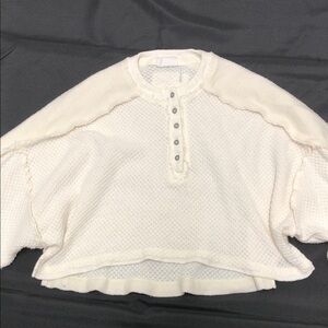 Urban Outfitters Cream Crop Top